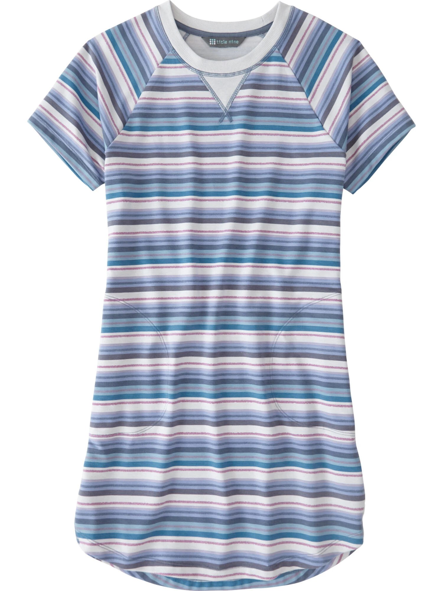 Hideaway Sweatshirt Dress - Horizon Stripe - Image 2