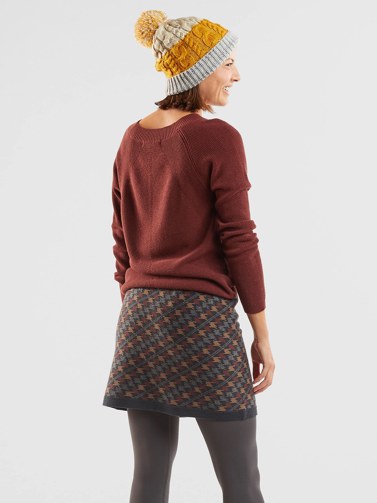 That's A Wrap Skirt - Houndstooth - Image 5