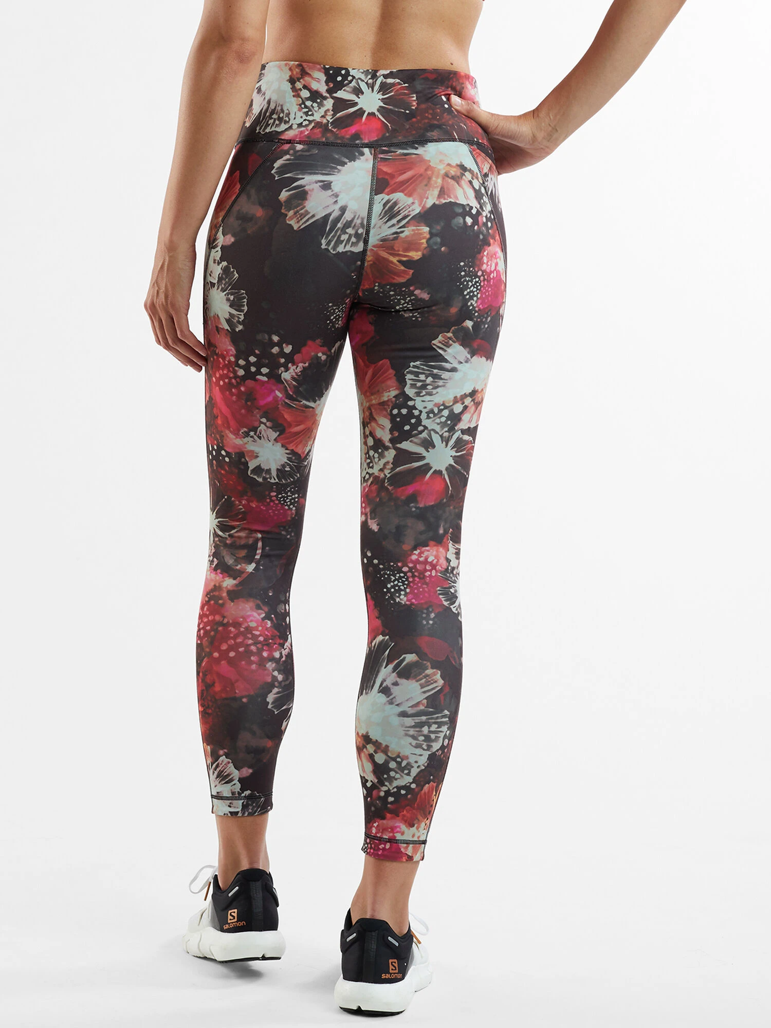 Mad Dash Reversible 7/8 Running Tights - Glacier Meadows - Image 3