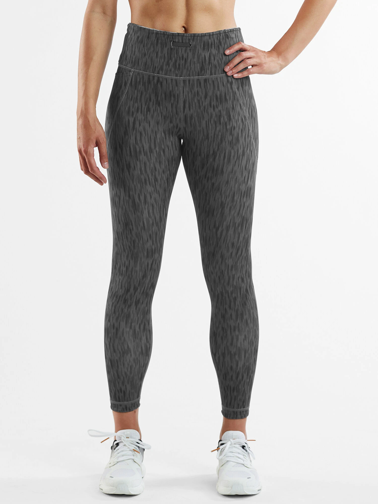 Mad Dash Reversible 7/8 Running Tights - Glacier Meadows - Image 4