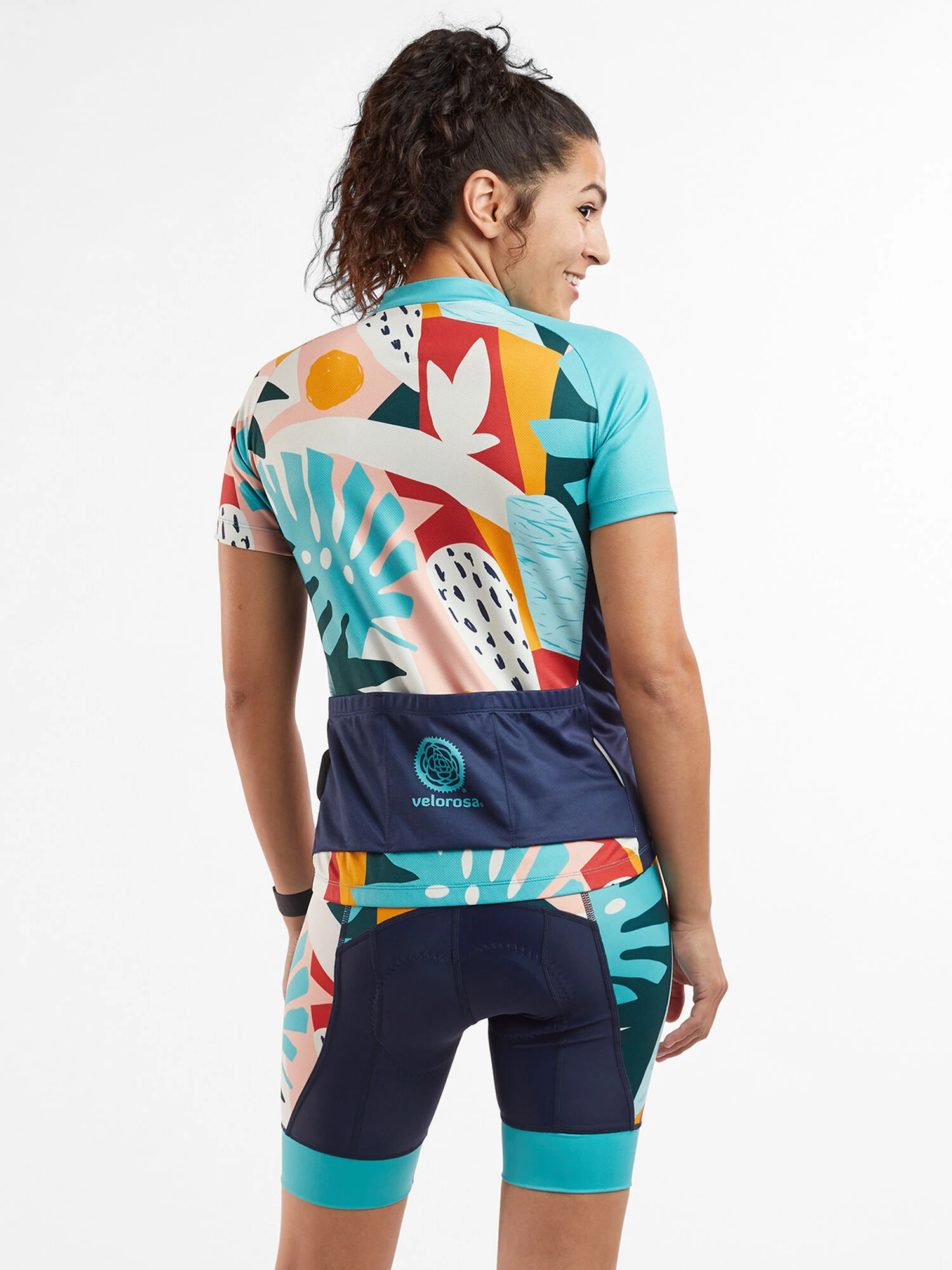 Ride Relentless Short Sleeve Cycling Jersey - Oasis - Image 4