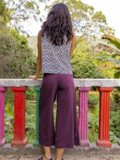 Round Trip Pocket Tank Top - Turkish Delight