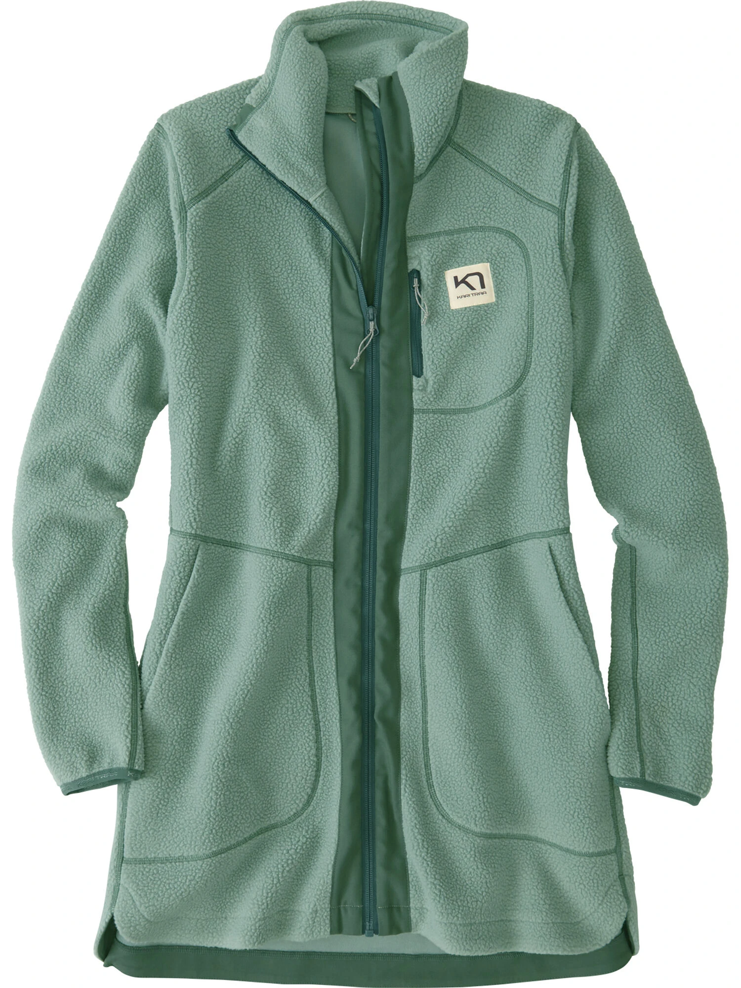 Kari Traa Mirage Long Fleece Jacket - Image 2