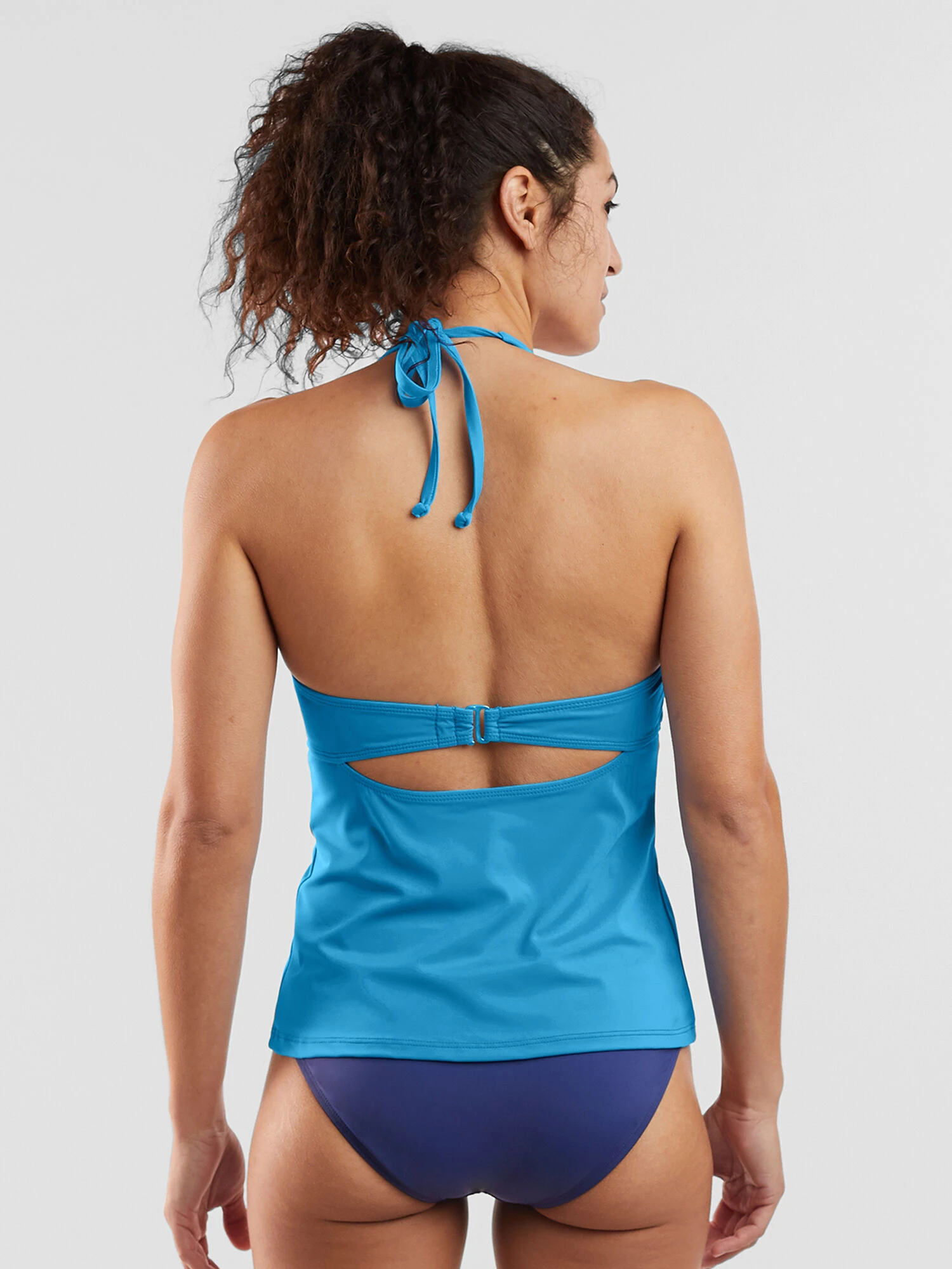 Makai Halter Tankini Top - Solid - Image 2