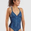 Impossible One Piece Swimsuit - Kanoko Shibori
