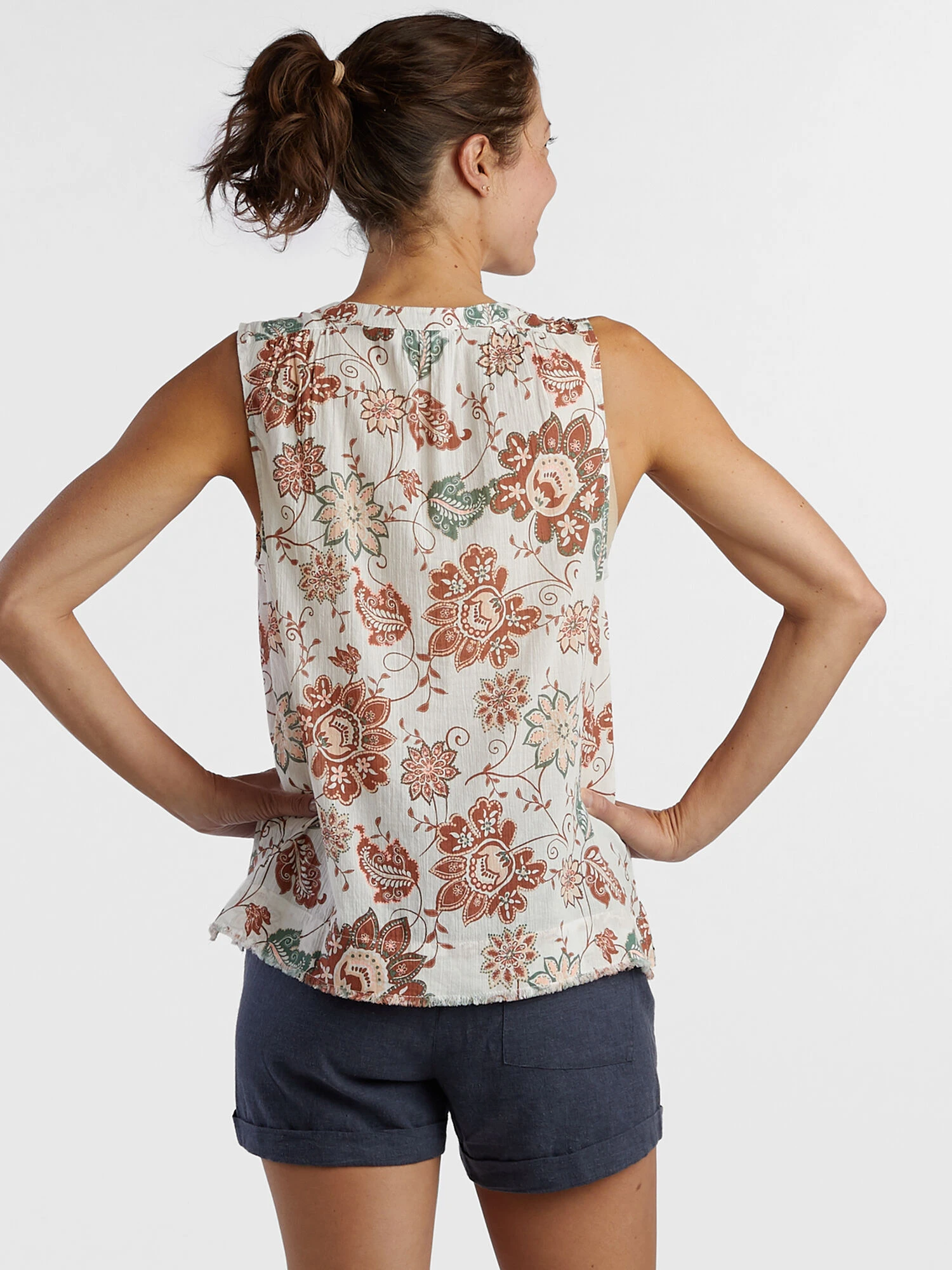 Moorea Gauze Sleeveless Top - Image 5