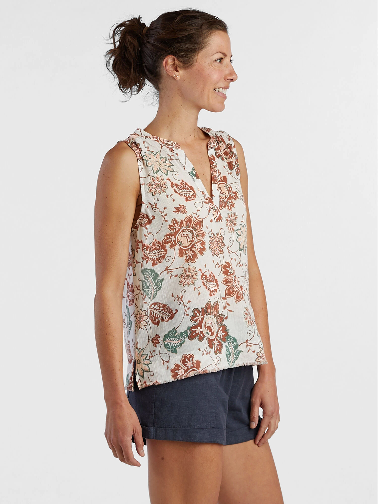 Moorea Gauze Sleeveless Top - Image 6