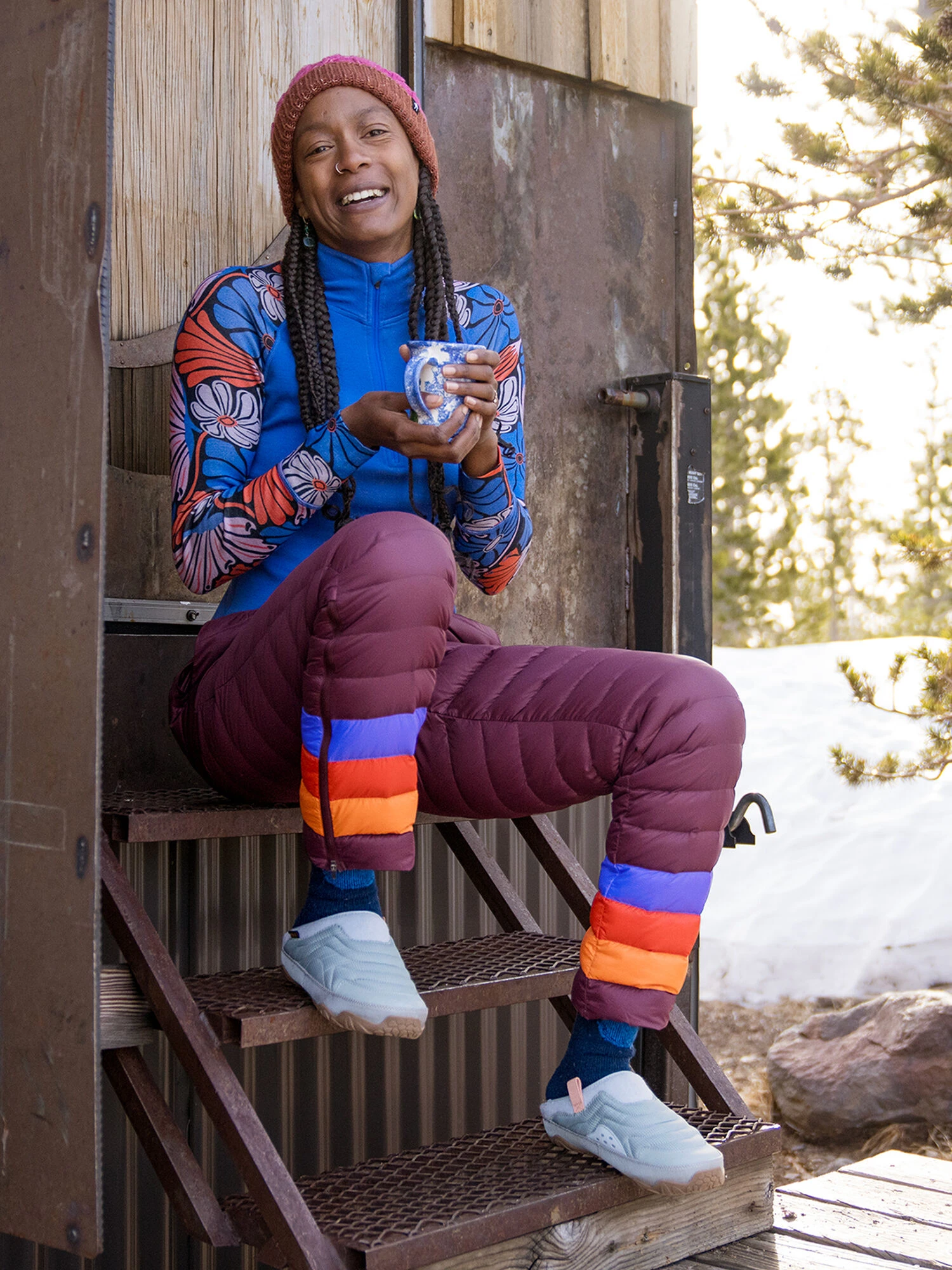 What The Bluff 1/2 Zip Long Sleeve Top